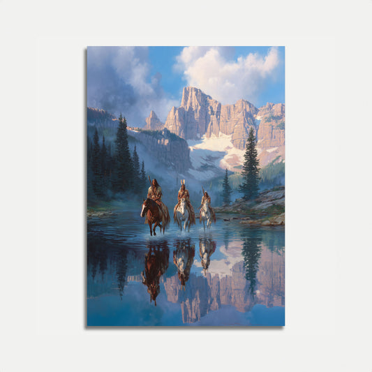 Mountain Spirit Riders Poster