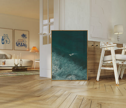 Solitary Wave Rider Poster