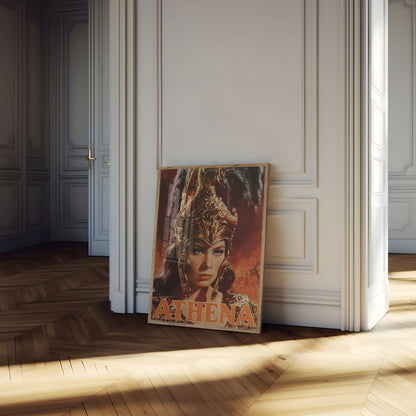 Gudinde Athene Antik Mytologi Plakat