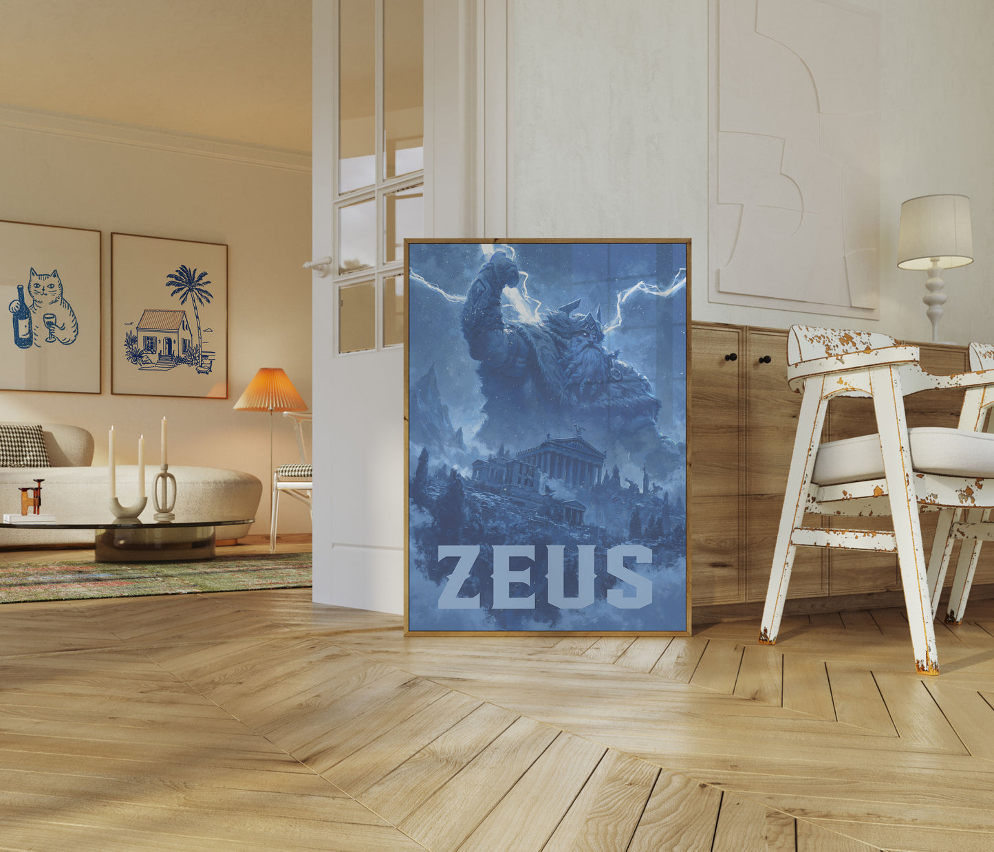 Plakát Zeus Bůh hromu