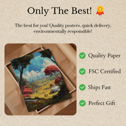 Alien Planet Exploration Poster