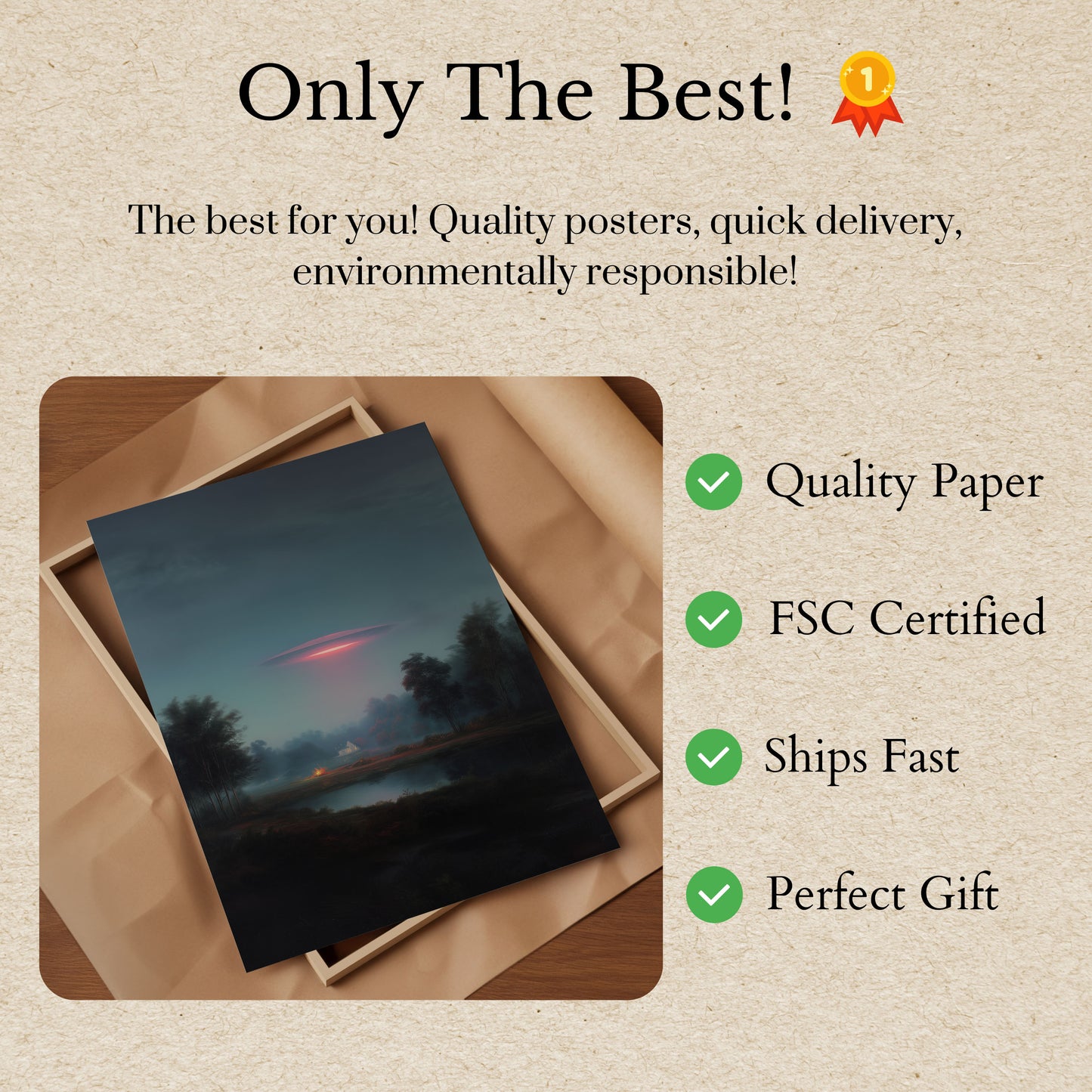 Alien Encounter Night Poster