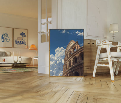 Majestic Colosseum Sky Poster