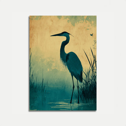 Plakát Great Blue Heron Wetland