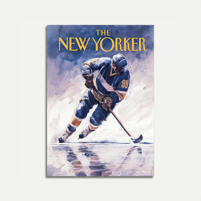 Hockey Legend 99 New Yorker Poster