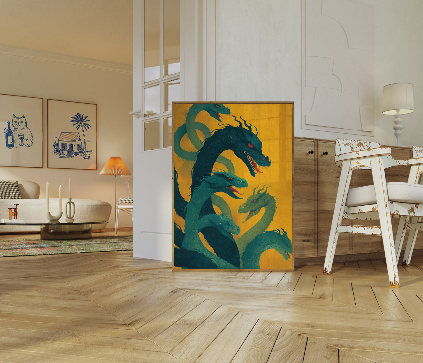 Póster del Enjambre del Dragón Esmeralda