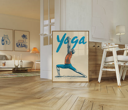 Levendig Yoga Flow Poster