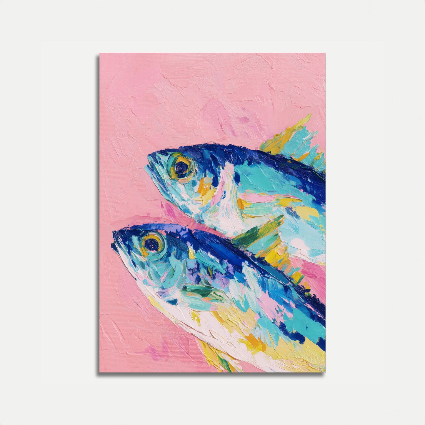 Colorful Swimming Fish Poster