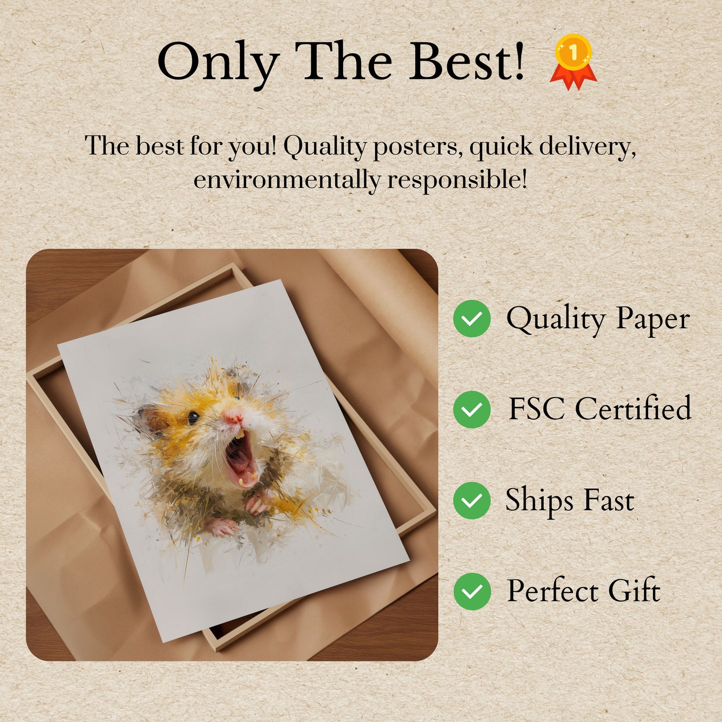 Explosives Hamster Energie Poster