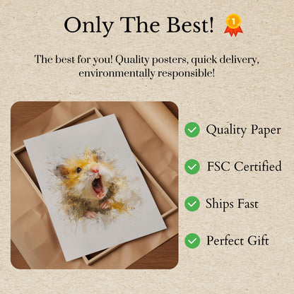 Explosives Hamster Energie Poster