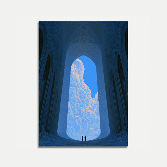 Póster Majestuoso Arco Catedralicio
