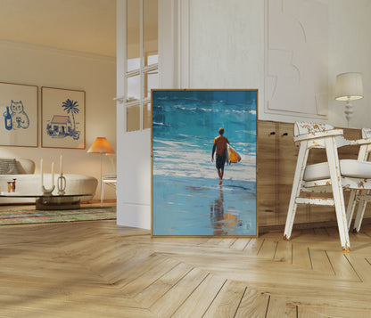 Solitude Waves Surfing Poster