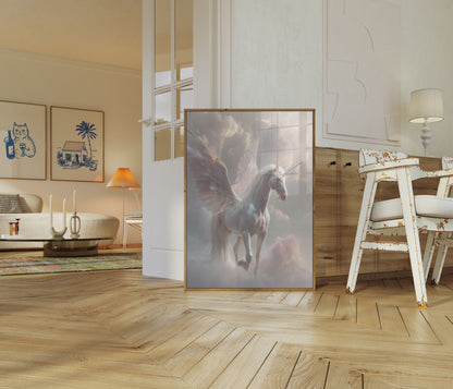 Celestial Pegasus Flight Poster