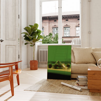 Green Speed Formula 1 Poster