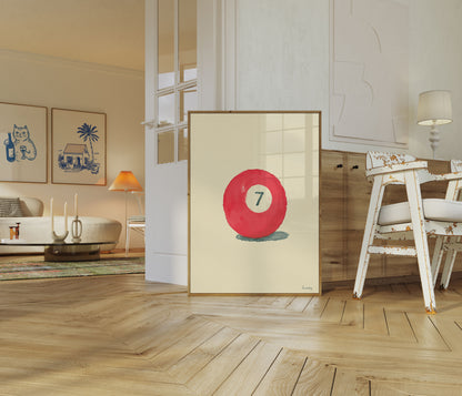 Heldige nummer syv plakat
