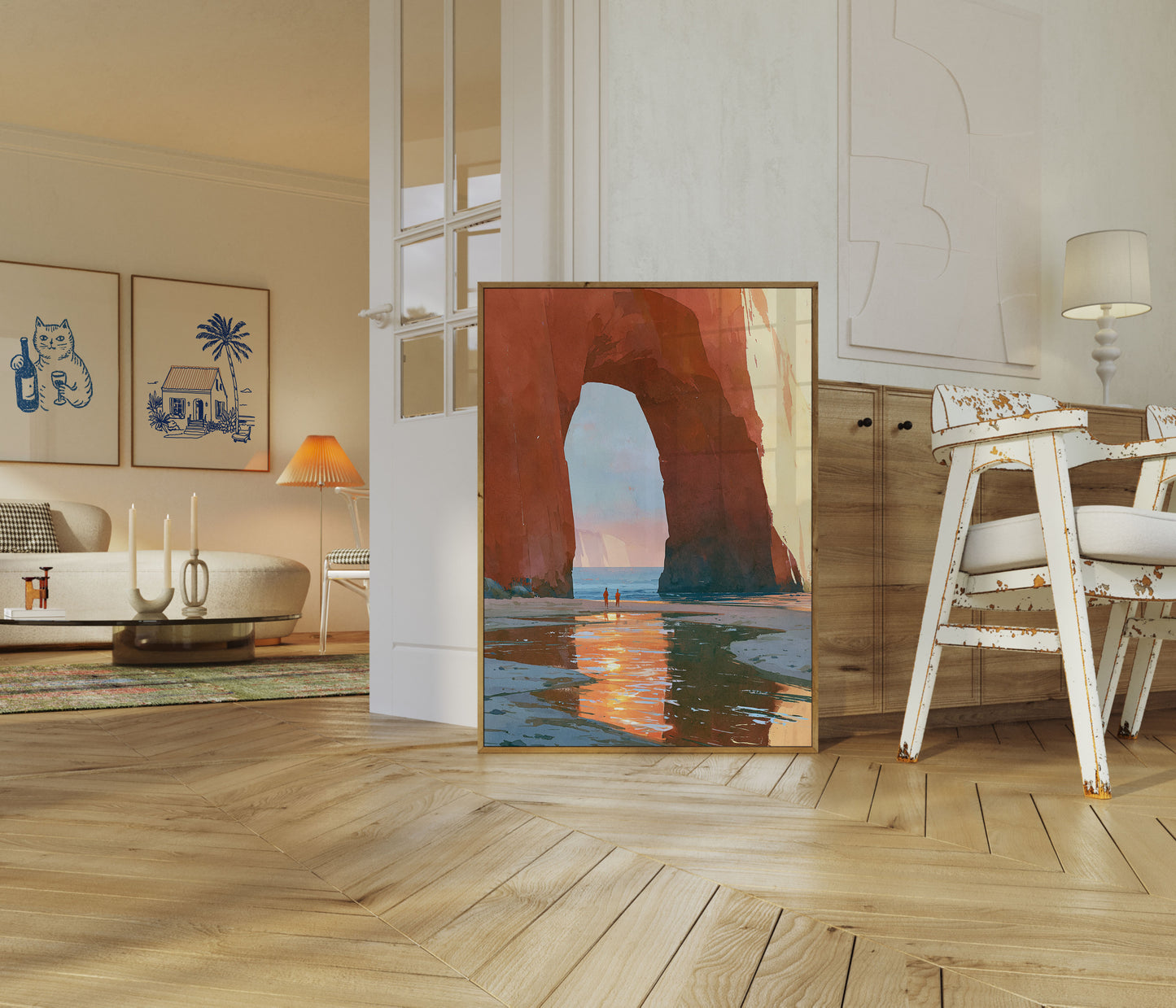 Majestic Coastal Arch Poster