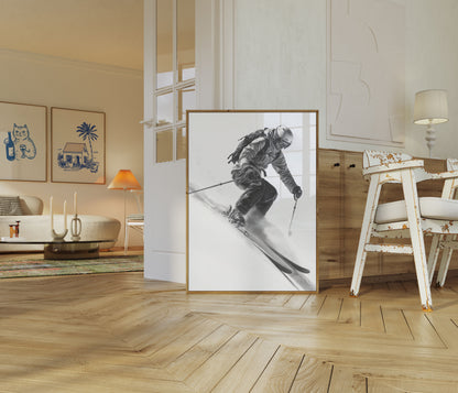 Dynamisk Skid-Action Poster