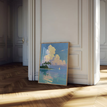 Tropical Island Paradise Plakat