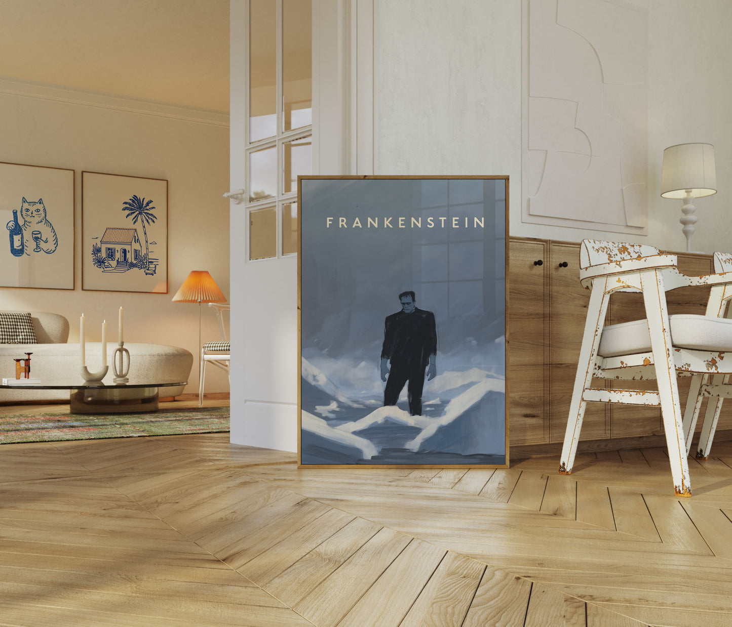 Frankensteins Monster i Sne Plakat