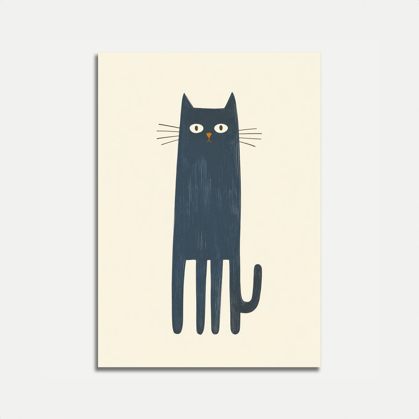 Pôster do Olhar do Gato Preto Alto