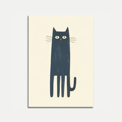 Pôster do Olhar do Gato Preto Alto