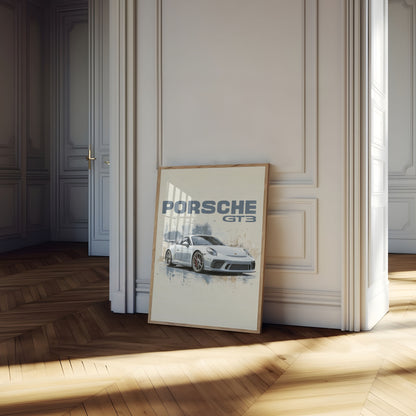 Porsche GT3 Classic Automotive Poster