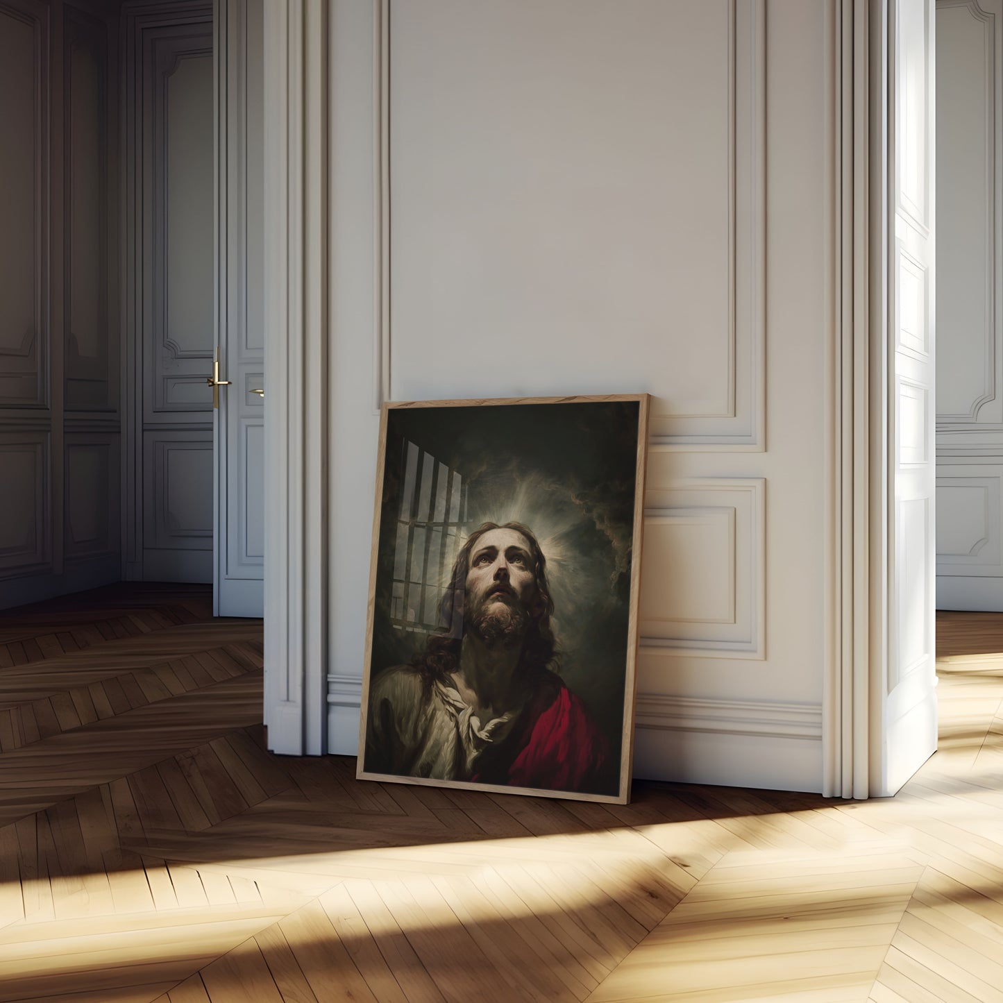 Divine Radiance Religious Poster