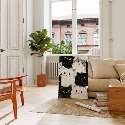Fluffy Cats Party Poster