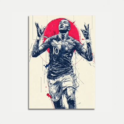 Poster di Celebrazione Dinamica del Calcio