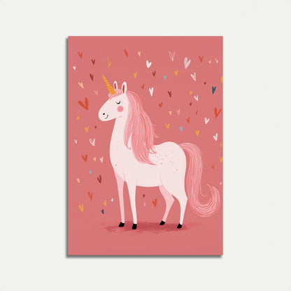 Magisk Rosa Enhörningsposter