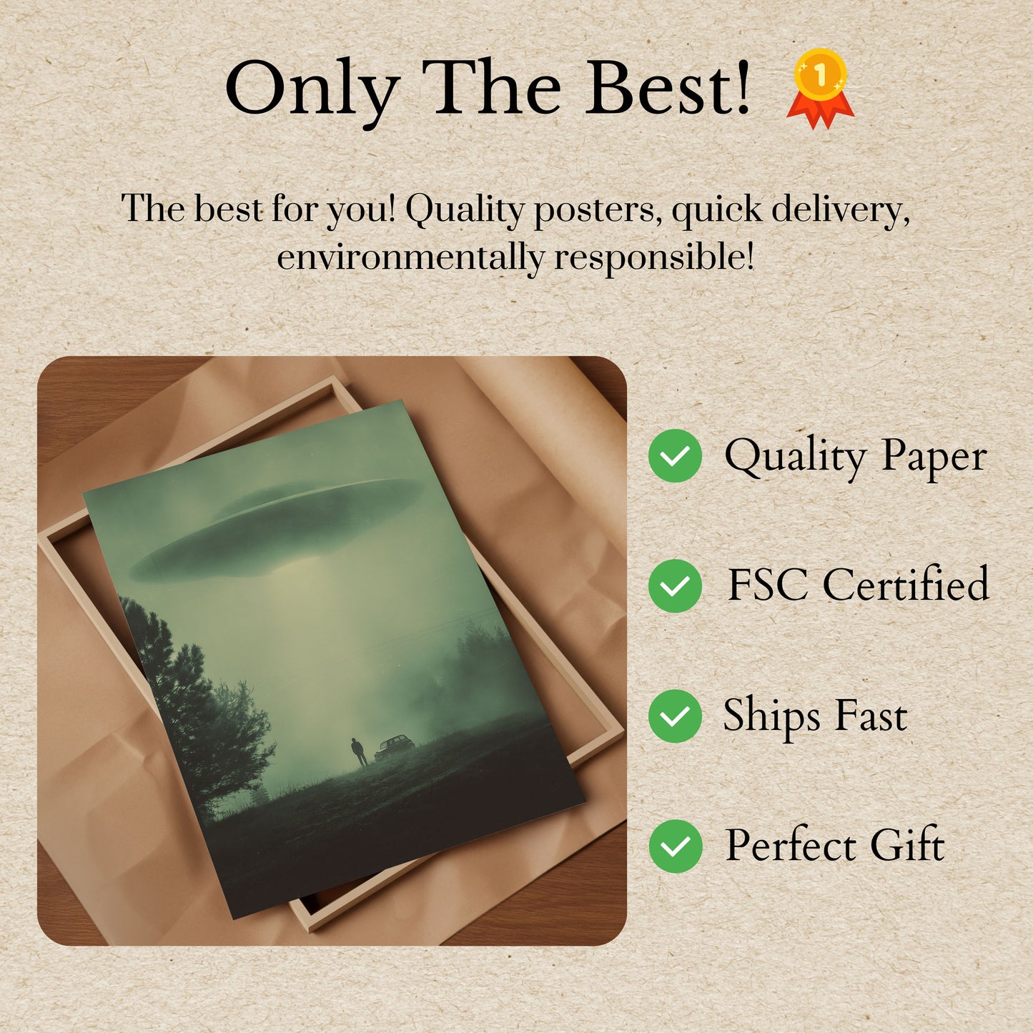 Mysteriöse UFO-Begegnung Poster