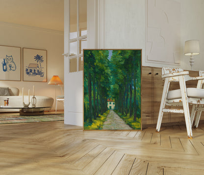 Emerald Forest Path Poster
