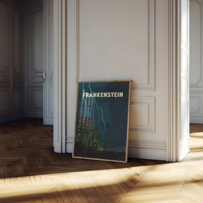 Bleskový plakát hradu Frankenstein