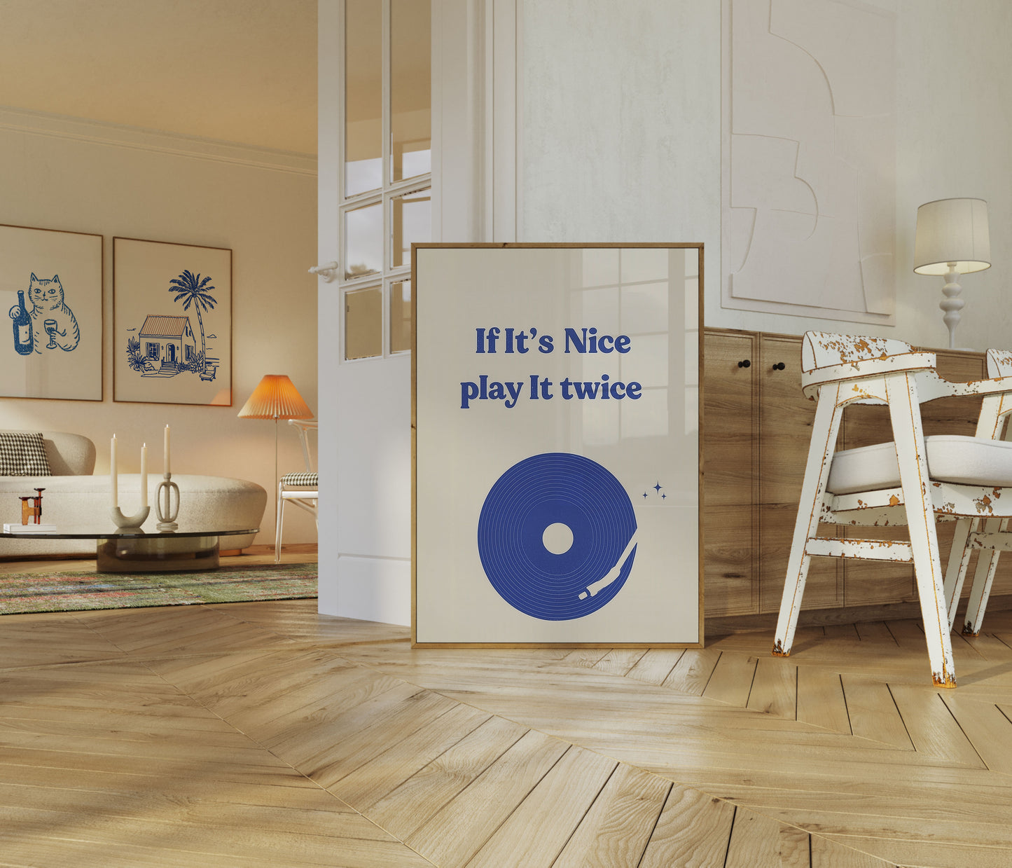 Vintage Vinyl Music Lover Poster