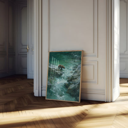 Björn vid Bergsbäck Affisch