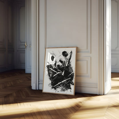 Panda Warrior Dynamic Poster