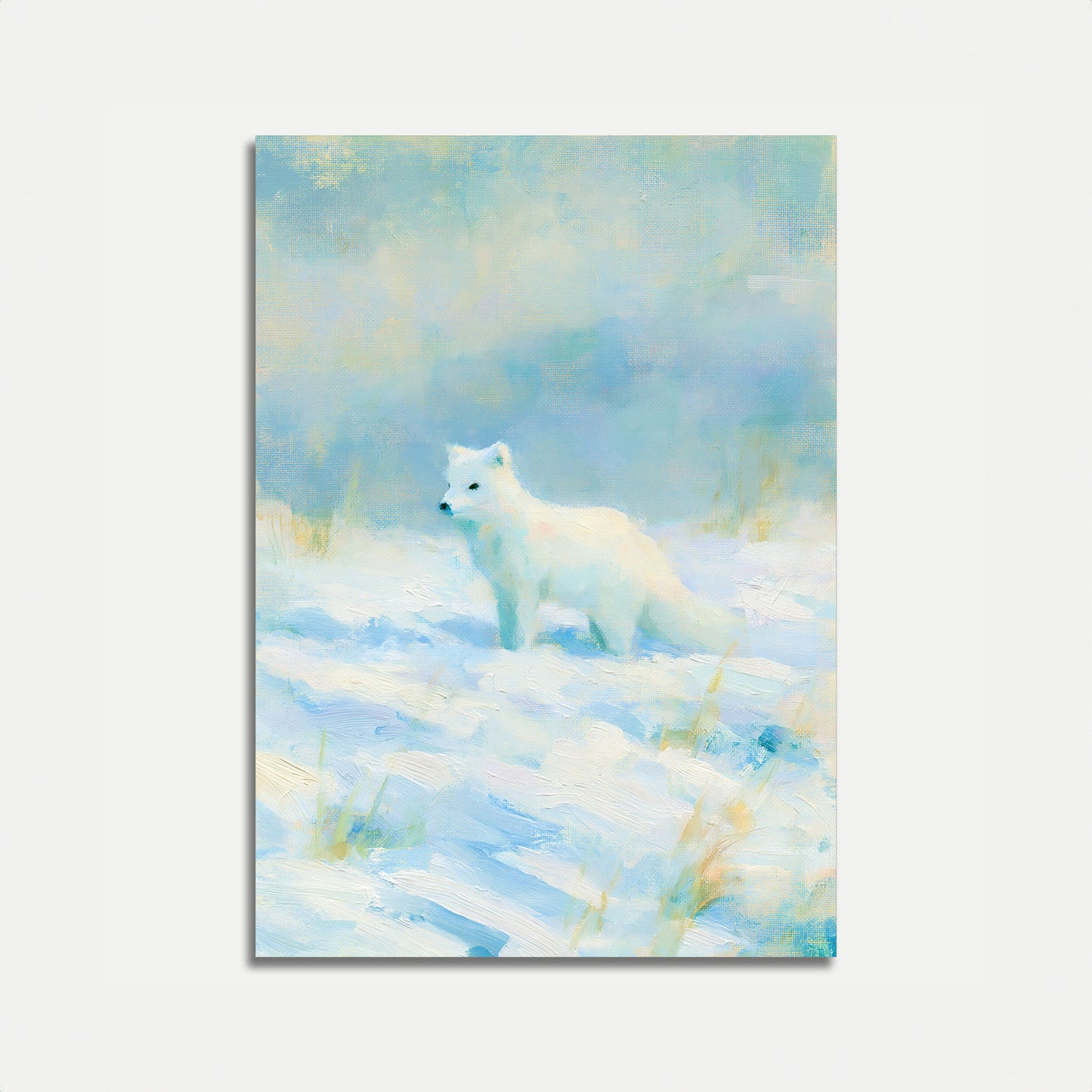 Arctic Fox in Winter Poster