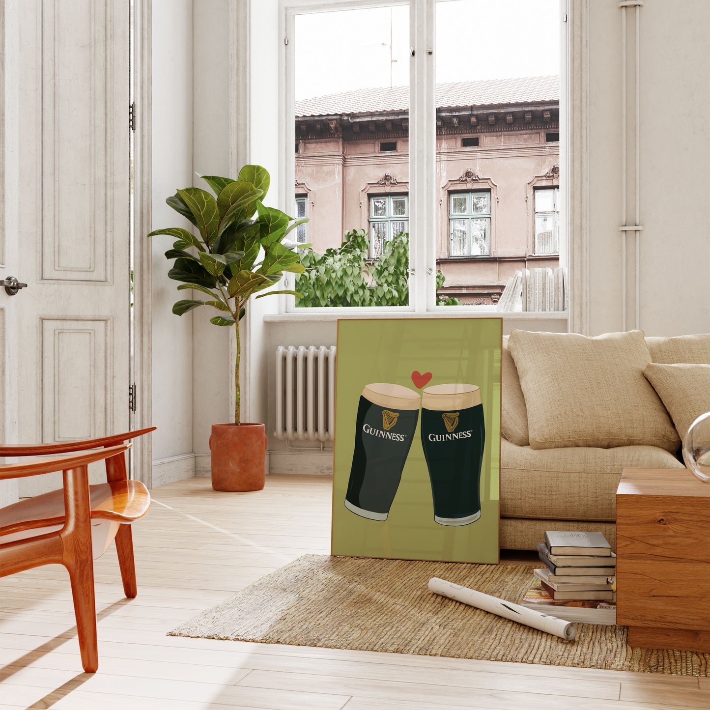 Guinness Love Toast Poster