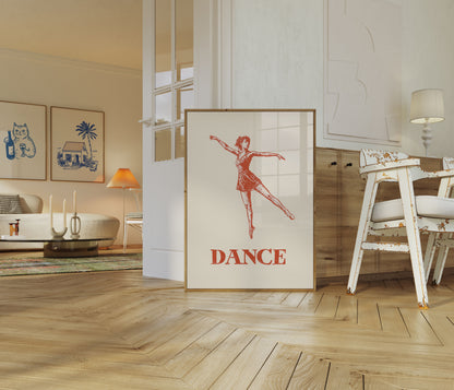 Dynamic Dance Movement Poster