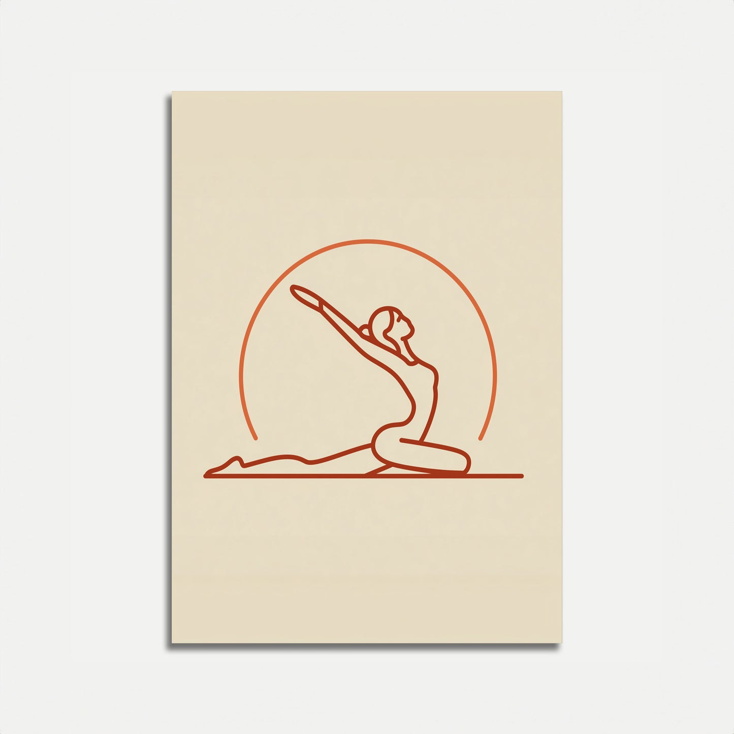 Poster Flusso Yoga Sereno