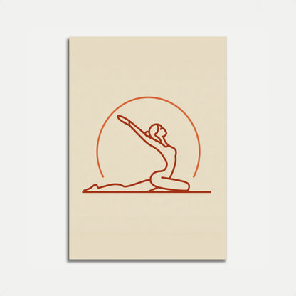 Poster Flusso Yoga Sereno