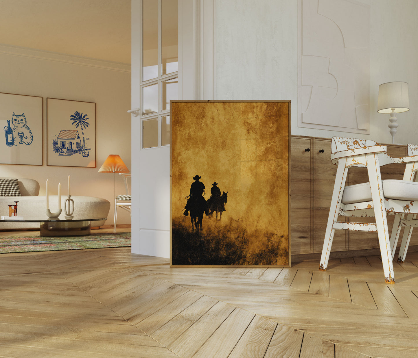 Riders of the Golden Sunset Poster