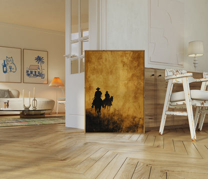 Riders of the Golden Sunset Poster
