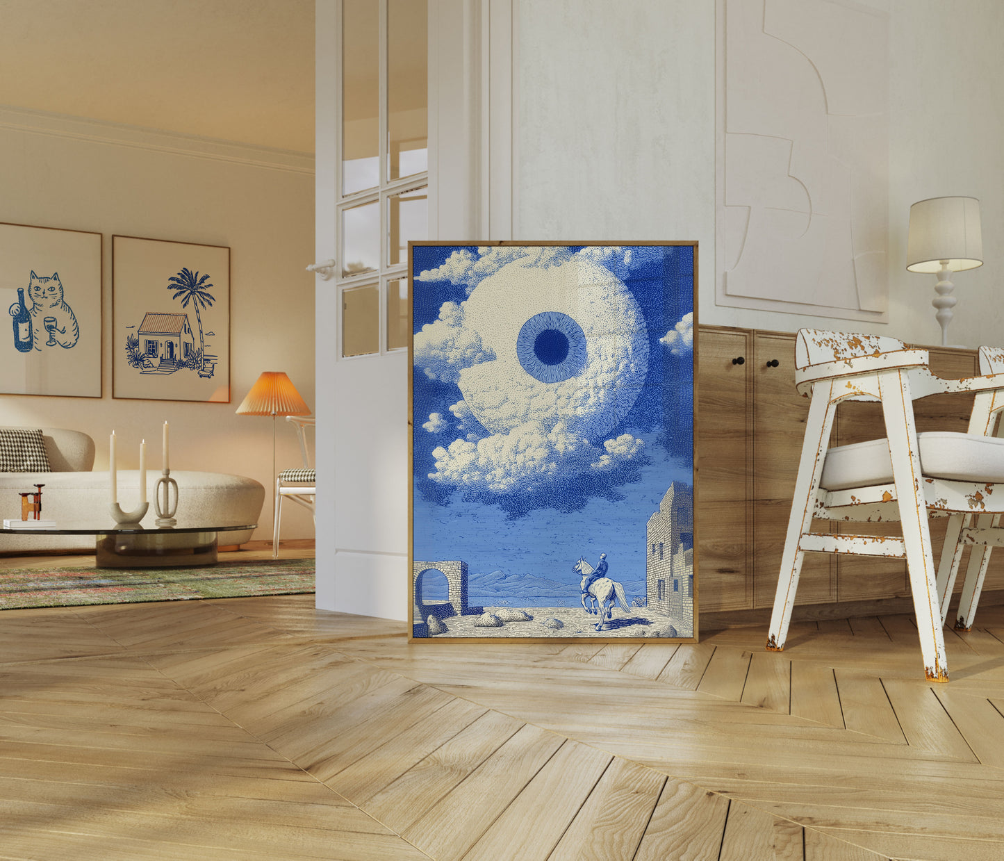 Giant Eye in Sky Poster