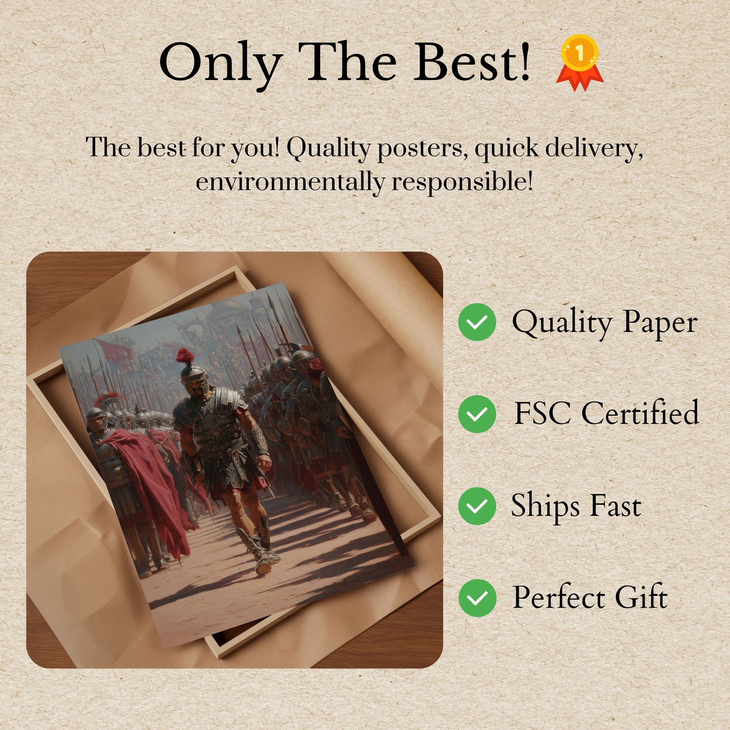 Roman Legion Commander Poster