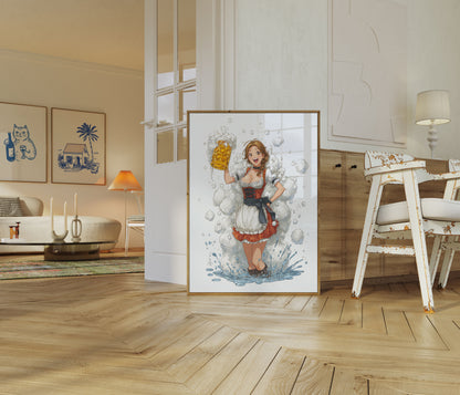 Festive Oktoberfest Beer Celebration Poster