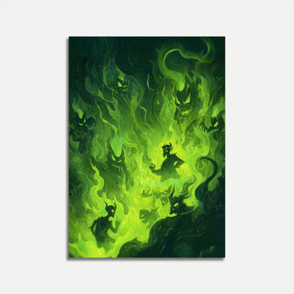 Demonic Flames of Darkness Poster