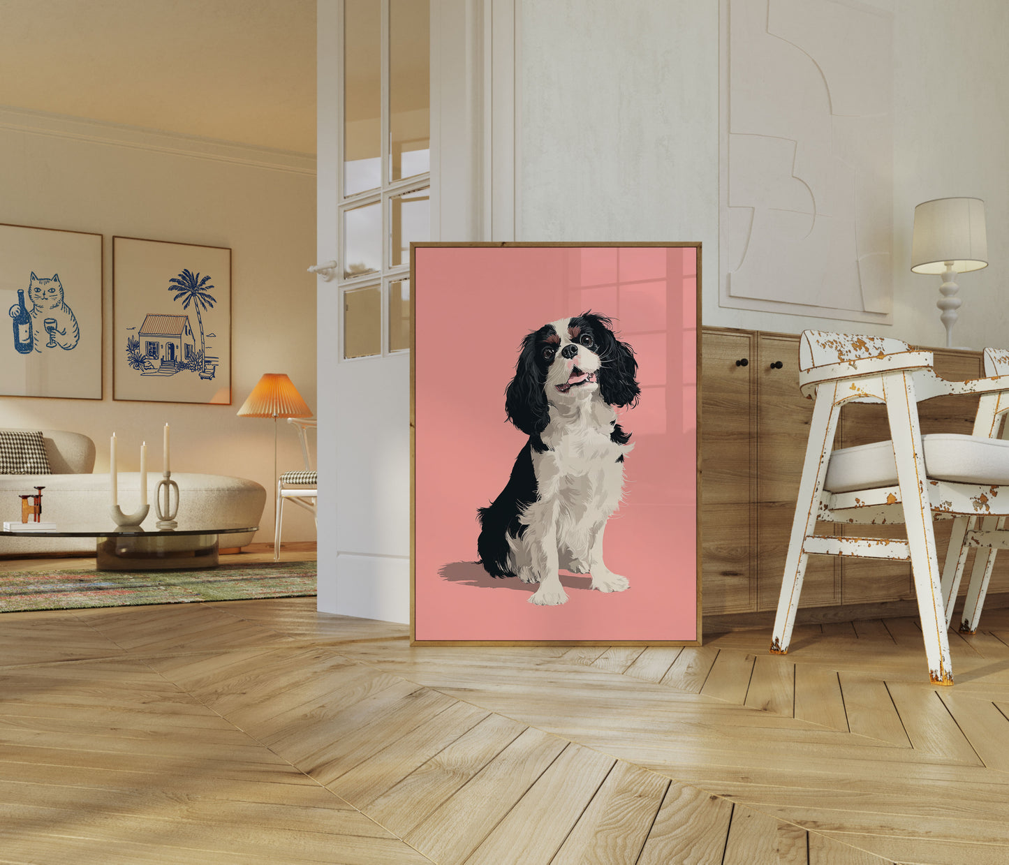 Süßer Cavalier King Charles Poster