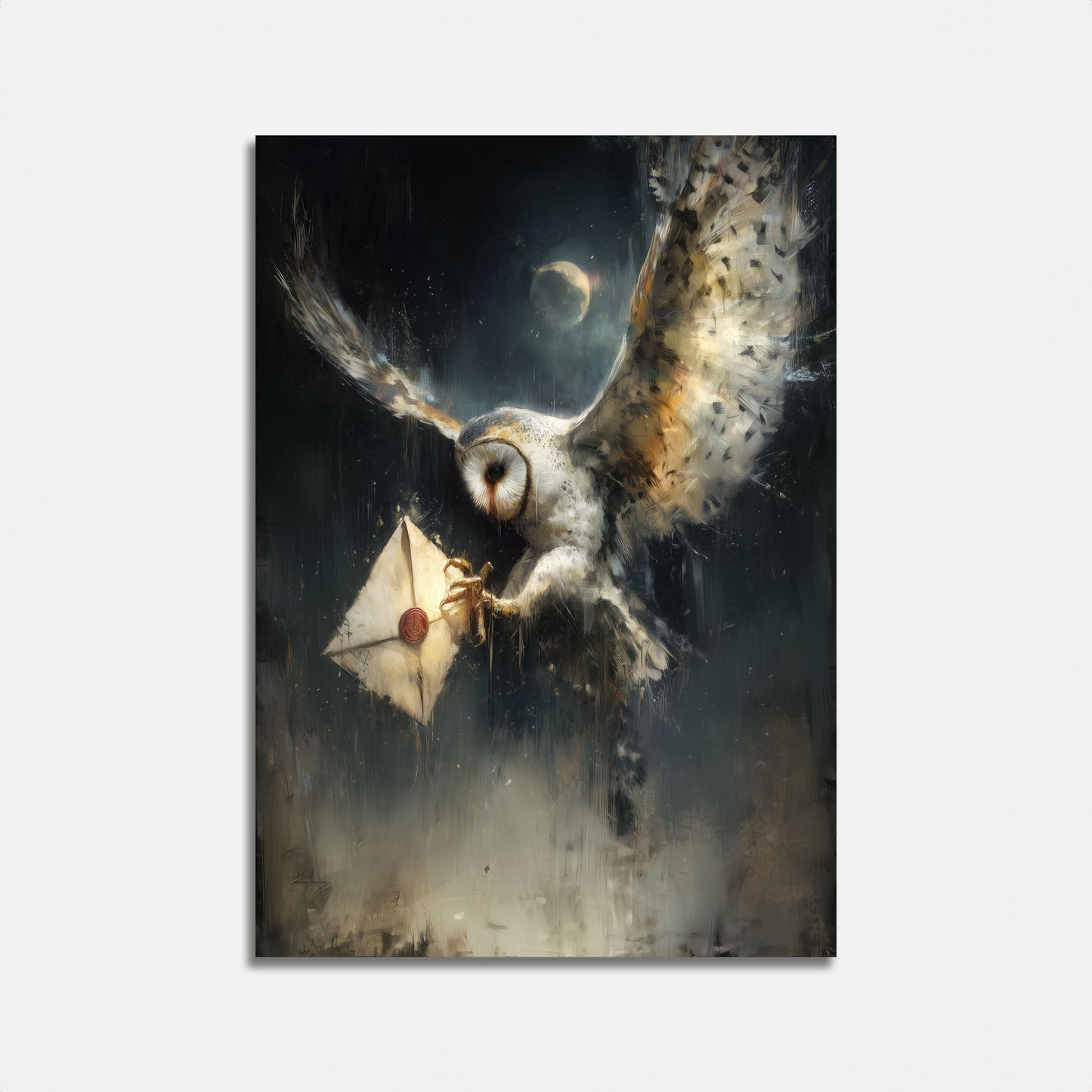 Gufo Messaggero Mistico Poster