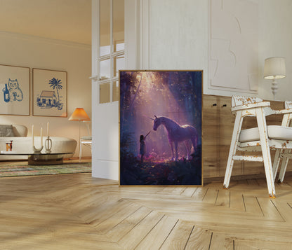 Poster della Foresta dell'Unicorno Incantato